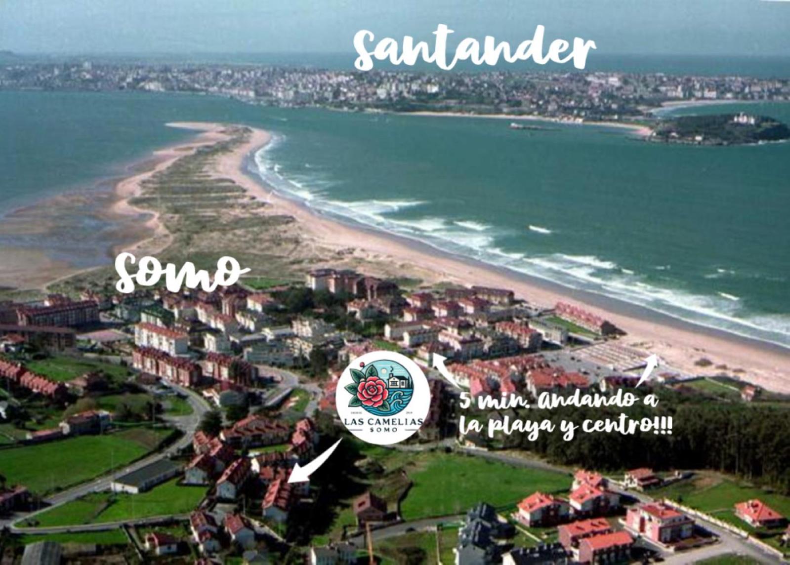 "Las Camelias Somo" Un Lugar Para Desconectar!! Vistas Al Mar!! ภายนอก รูปภาพ